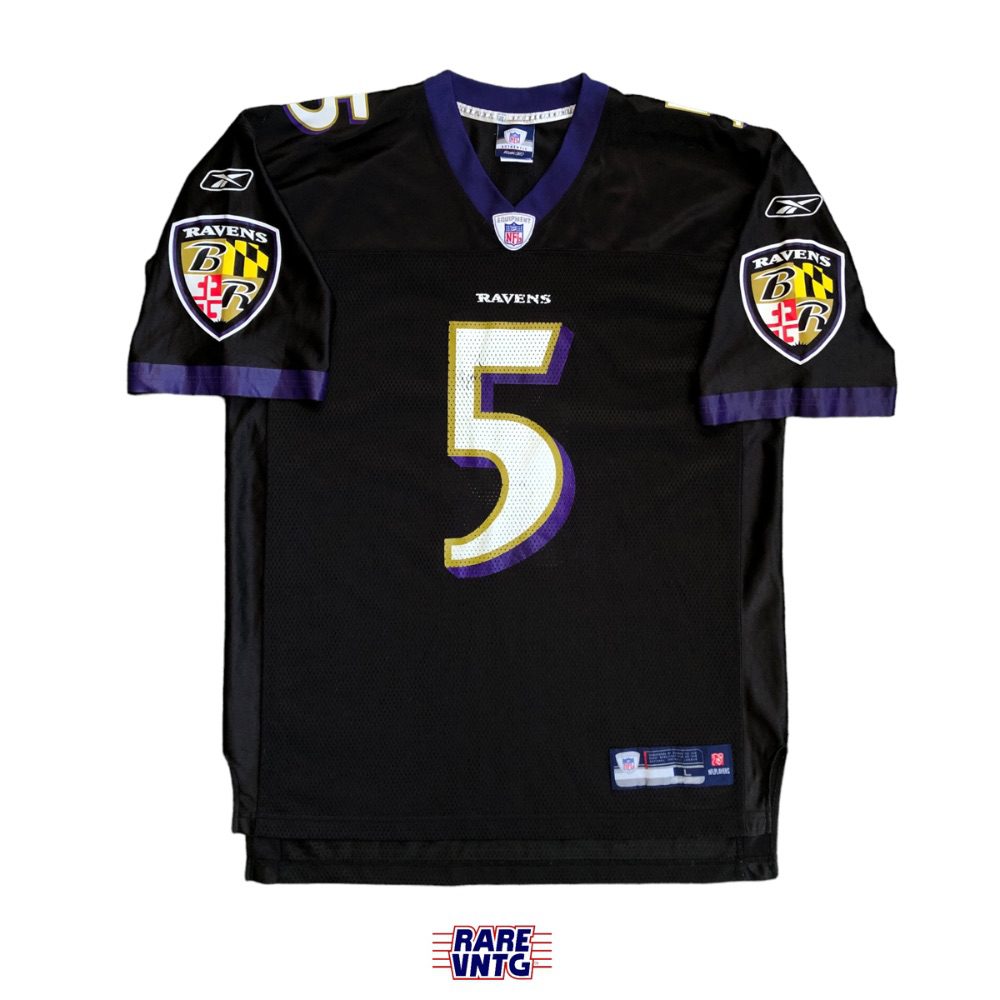00's Joe Flacco Baltimore Ravens Reebok Alternate NFL Jersey Size