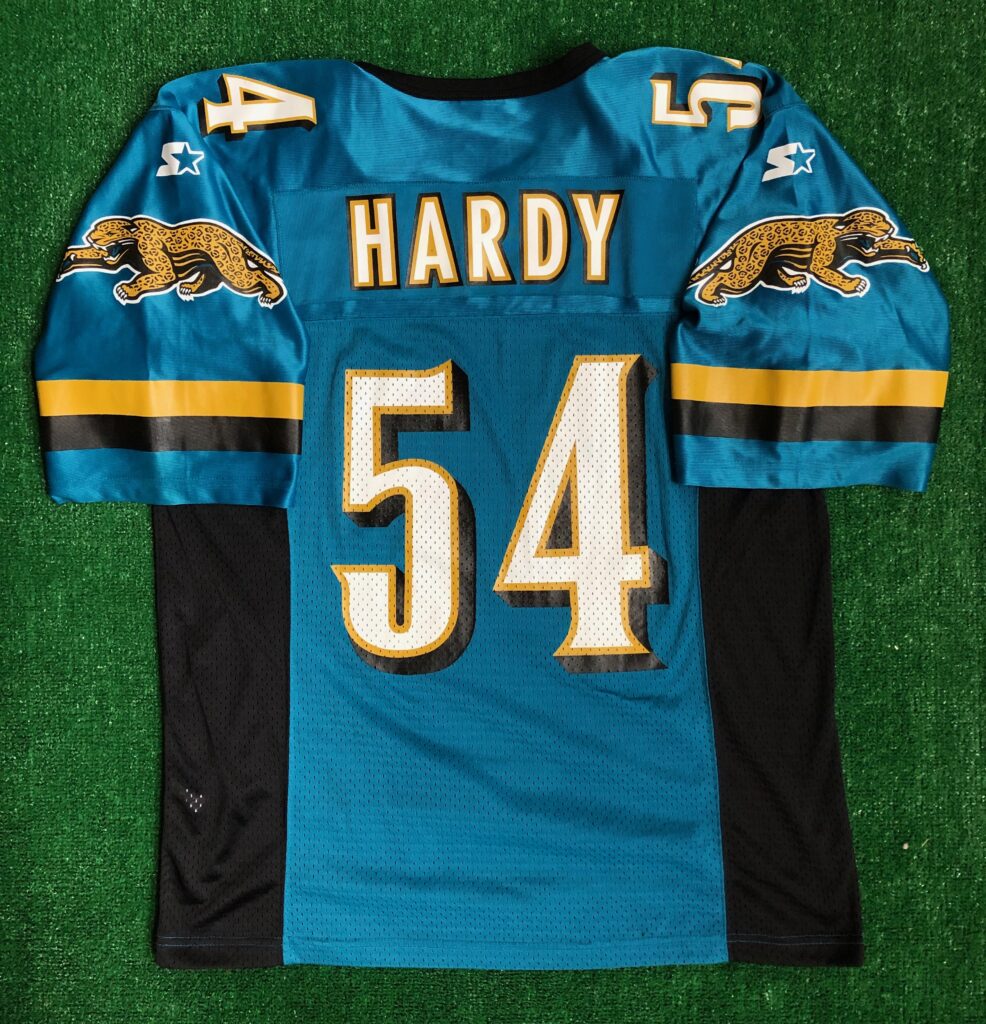 1995 Kevin Hardy Jacksonville Jaguars Starter NFL Jersey Size