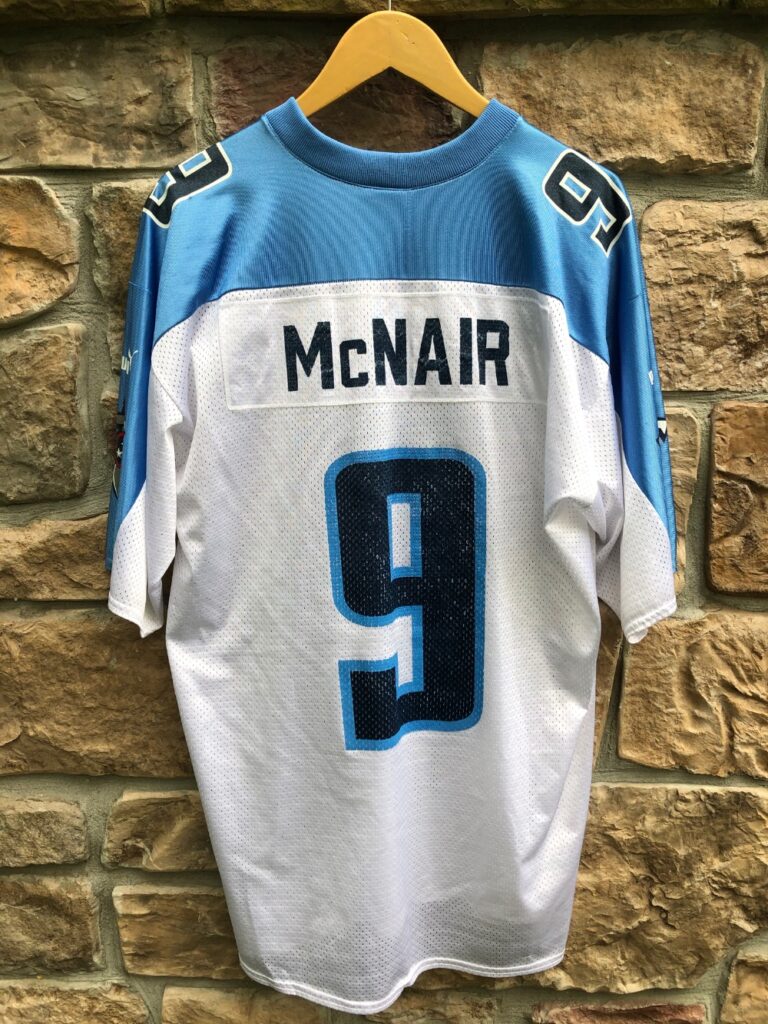 1999 Steve McNair Tennessee Titans Reebok NFL Jersey Size Large