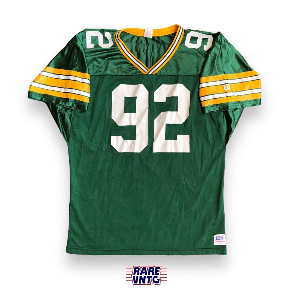 90's Reggie White Green Bay Packers Wilson NFL Jersey Size XL
