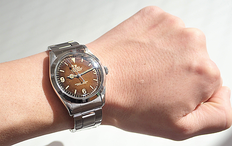 ロレックス エクスプローラー 1016 トロピカルブラウンダイヤルを徹底