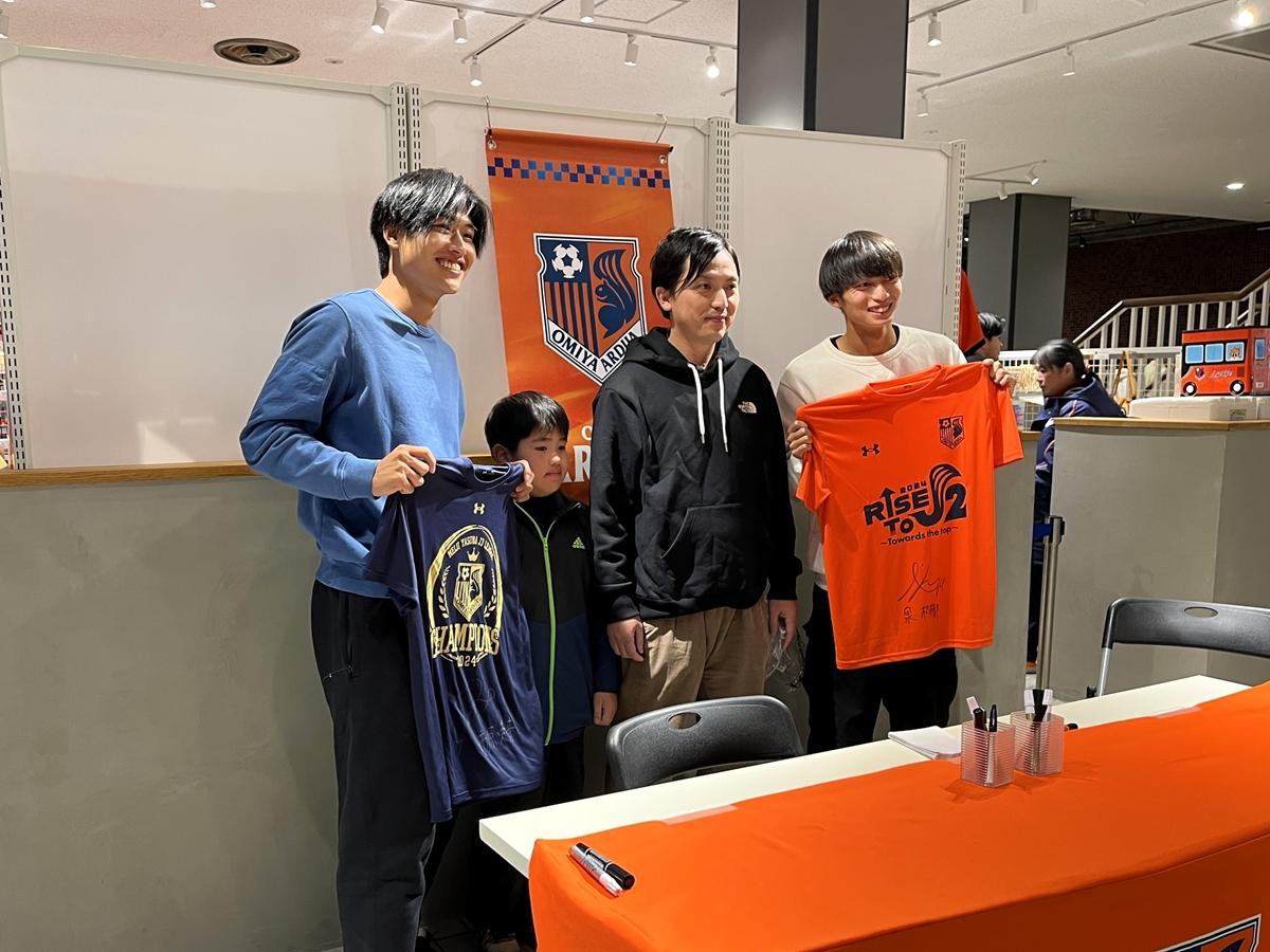 クラブショップ オレンジスクウェア「選手来店イベント」実施レポート