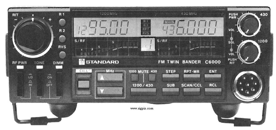トランシーバー STANDARD C6000 430/1200MHz TWIN BANDER