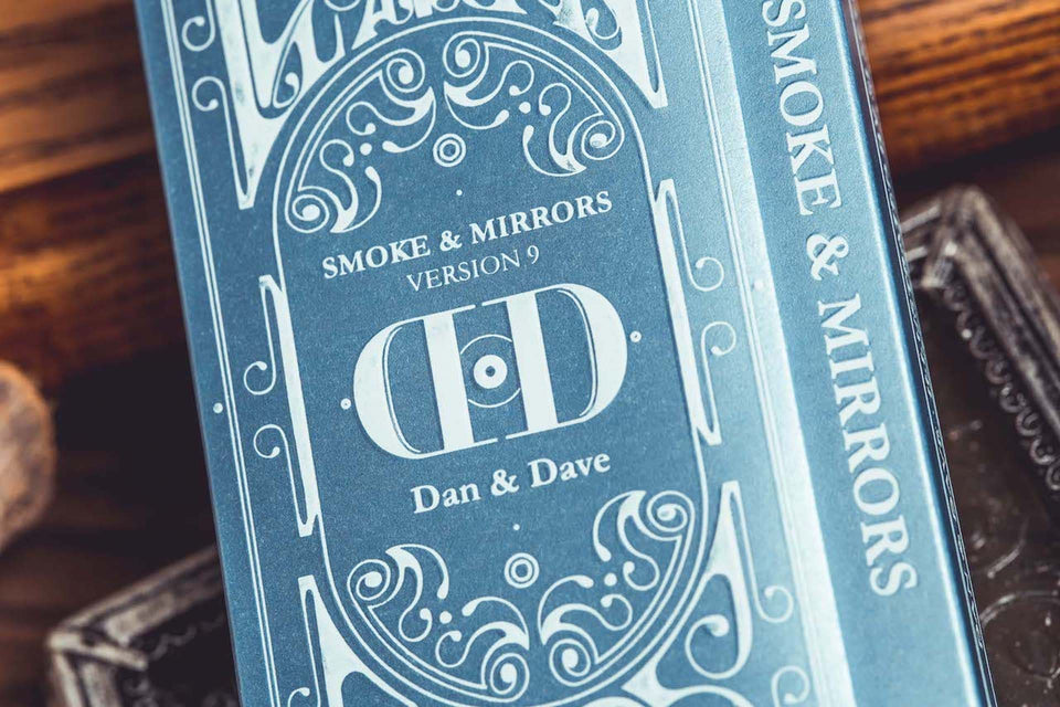 Smoke & Mirrors V9 - Blue Edition Playing Cards - Riffle Shuffle