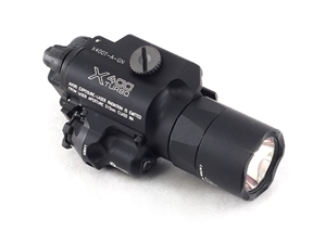 SureFire X400T-A Turbo Thumbscrew Weaponlight/Red Laser, Black