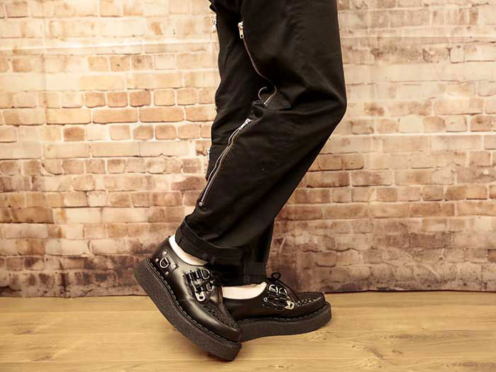 ジョージコックスSAFETYPIN SKIPTON 15426 ブラッレザー ブラック