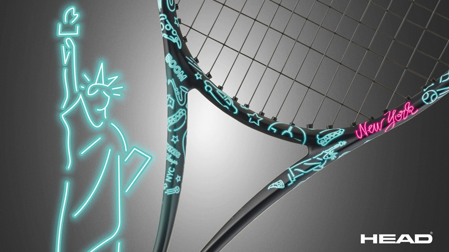 ヘッド テニスラケット BOOM MPLネオン2025＜231655＞