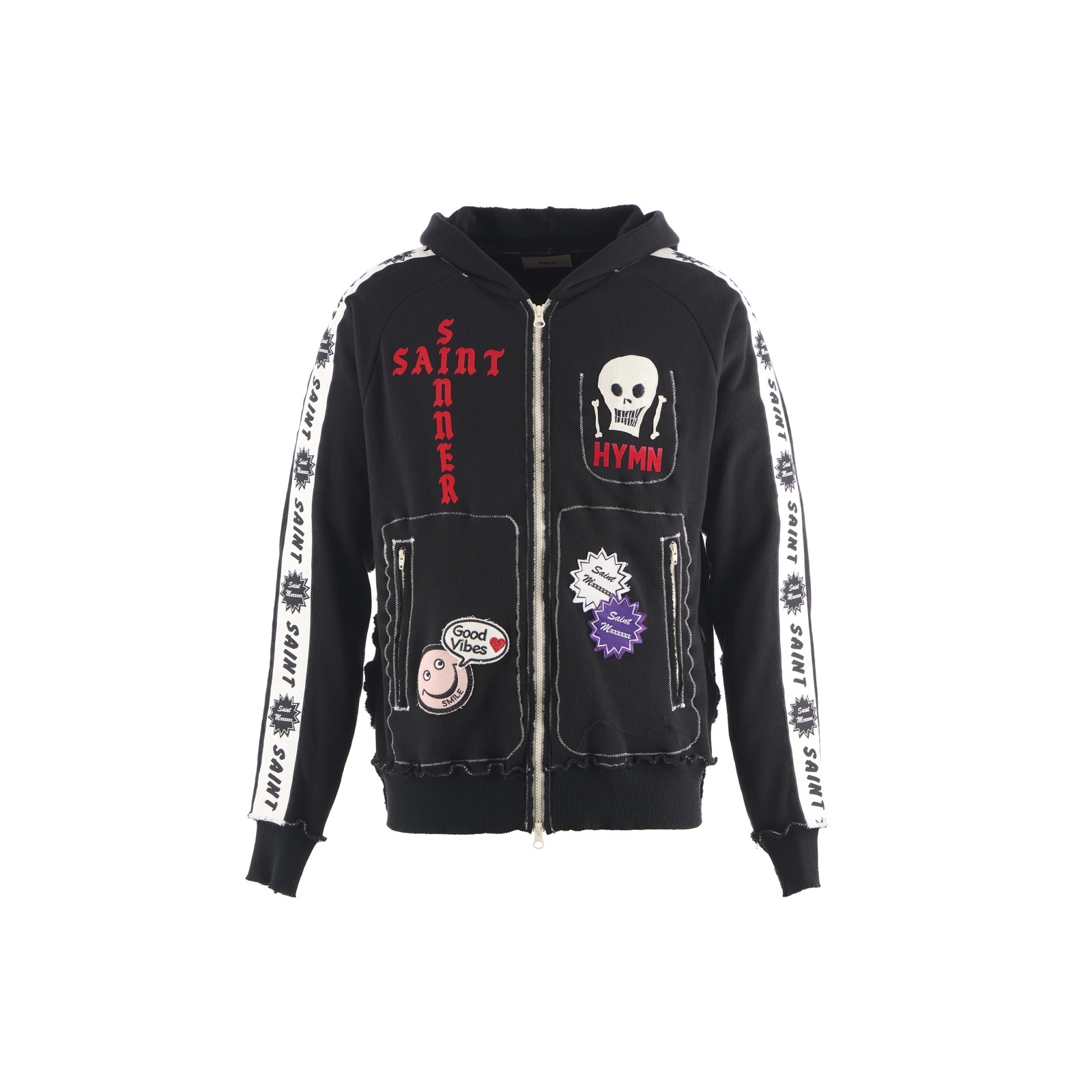 SAINT Mxxxxxx × A LOVE MOVEMENT ALM_KNIT ZIP HOODIE 正規取扱店公式