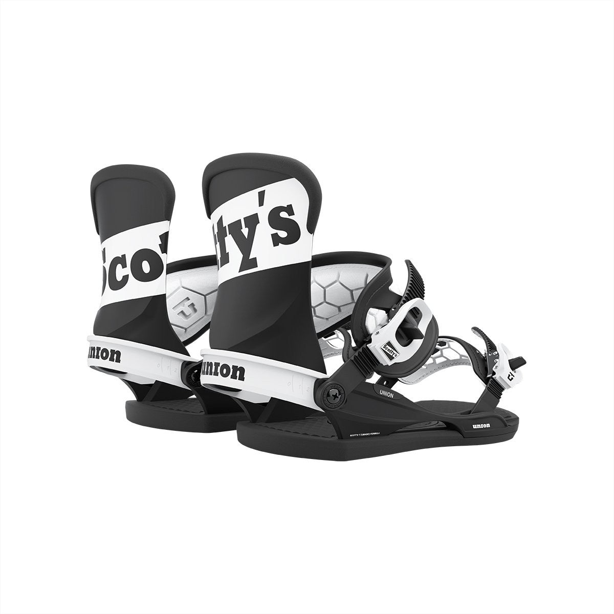 Snowboard bindings UNION BINDING Contact Pro Black 2020