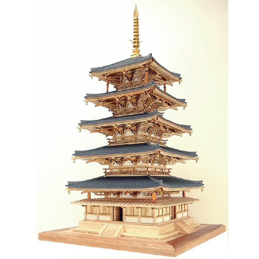 1/75 法隆寺 五重の塔 – ウッディジョー