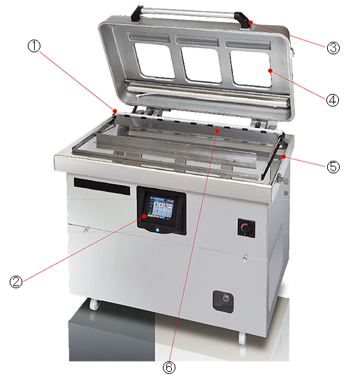 大型真空包装機（スタンダードタイプ）/MD33V-1041DT/測定/包装/物流