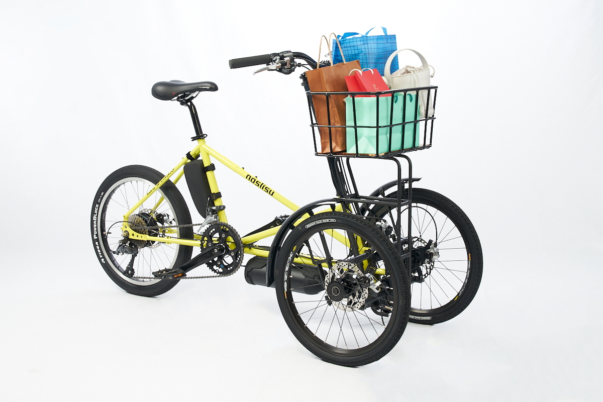 カワサキが電動3輪自転車。前2輪ティルト、積載20kg - Impress Watch