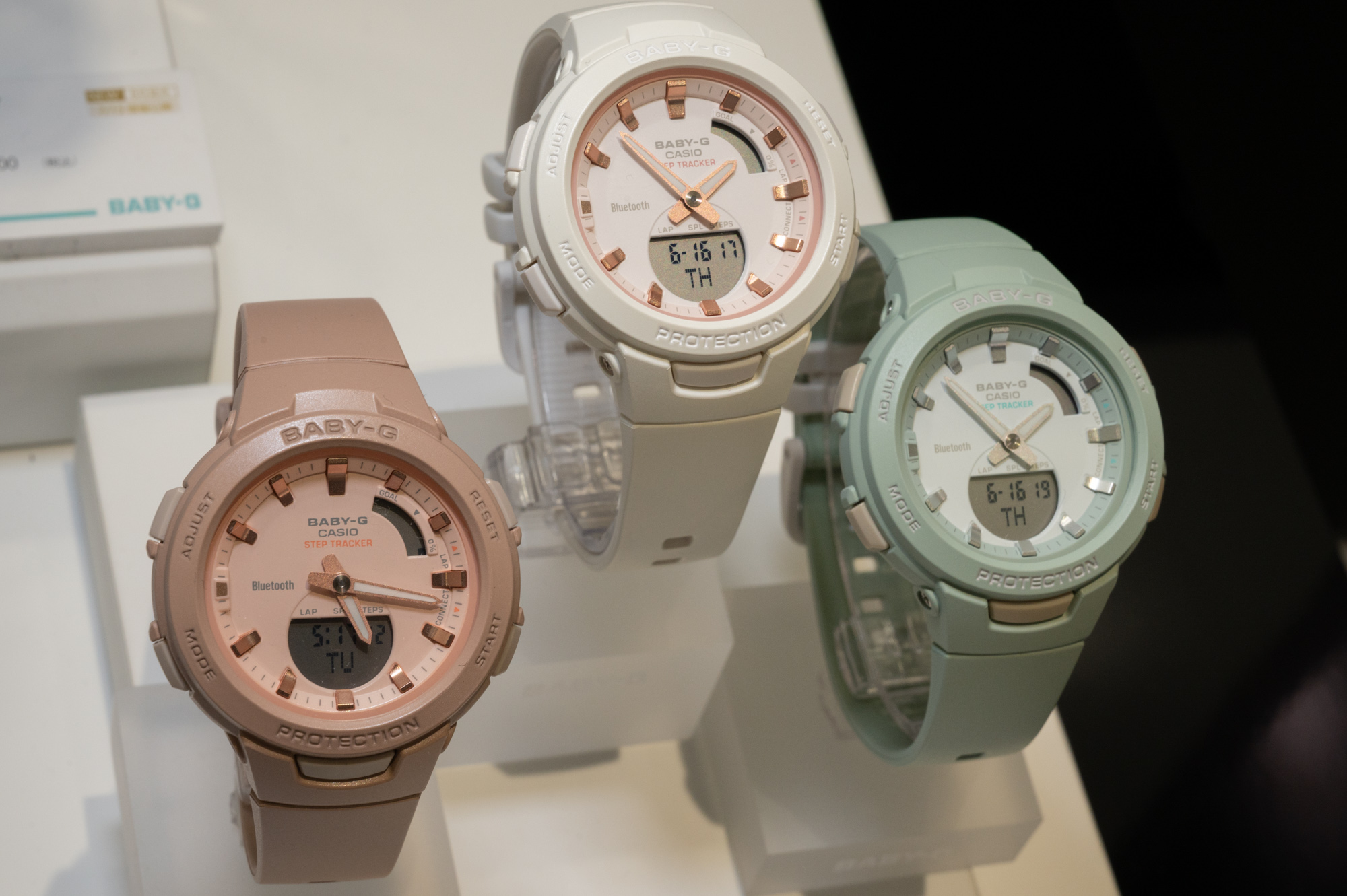 BABY-G、Bluetooth・歩数計モデルにパステルカラー - Impress Watch