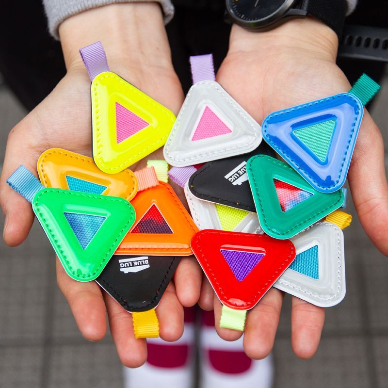 Blue Lug Mini Triangle Reflector – Wilde Bicycle Co.