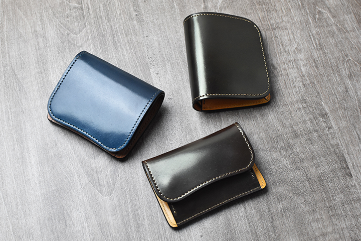 シェルコードバン×フルグレインブライドルレザーシリーズについての