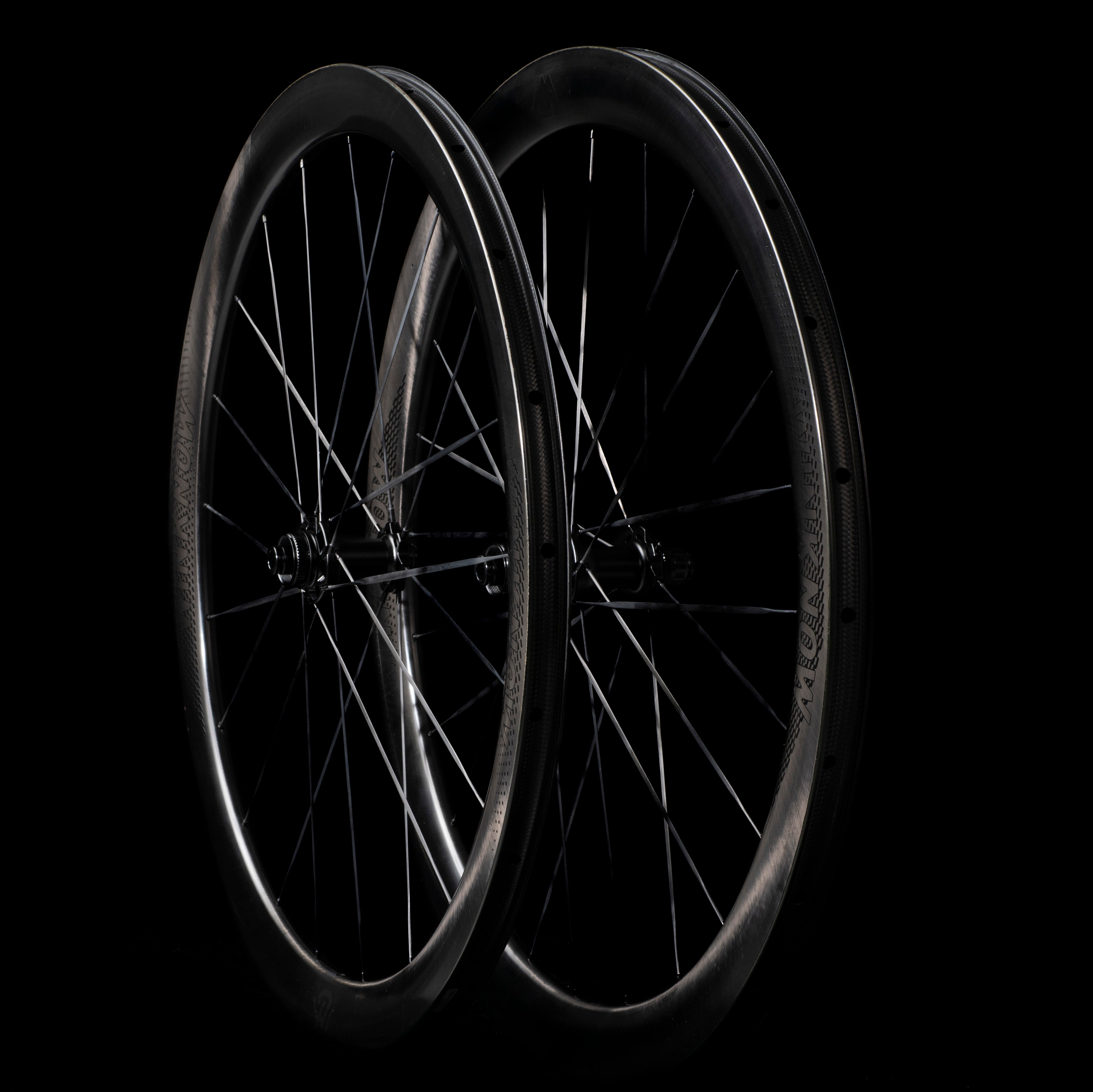 WinKnow クラシックカーボンスポークホイールセット FC50 ディスク