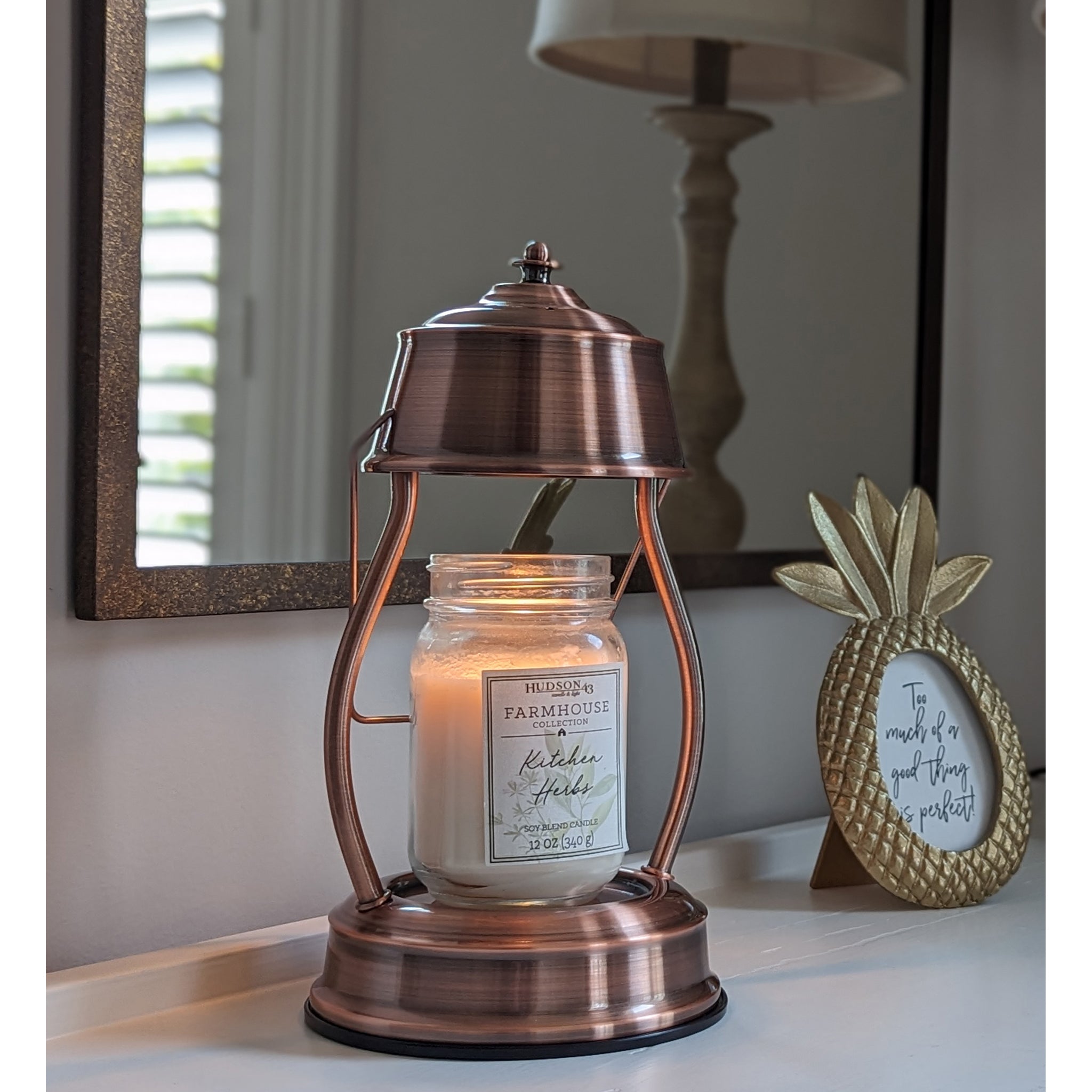Candle Warming Lantern - Copper – Wicca Wicks