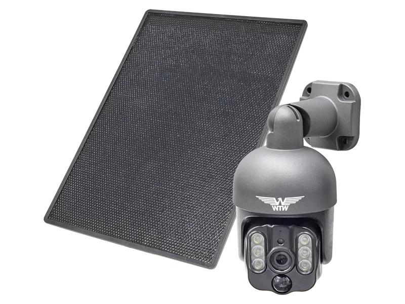 WTW塚本無線公式】みてるちゃんWSP WIFIソーラーPTZ 低照度カメラ