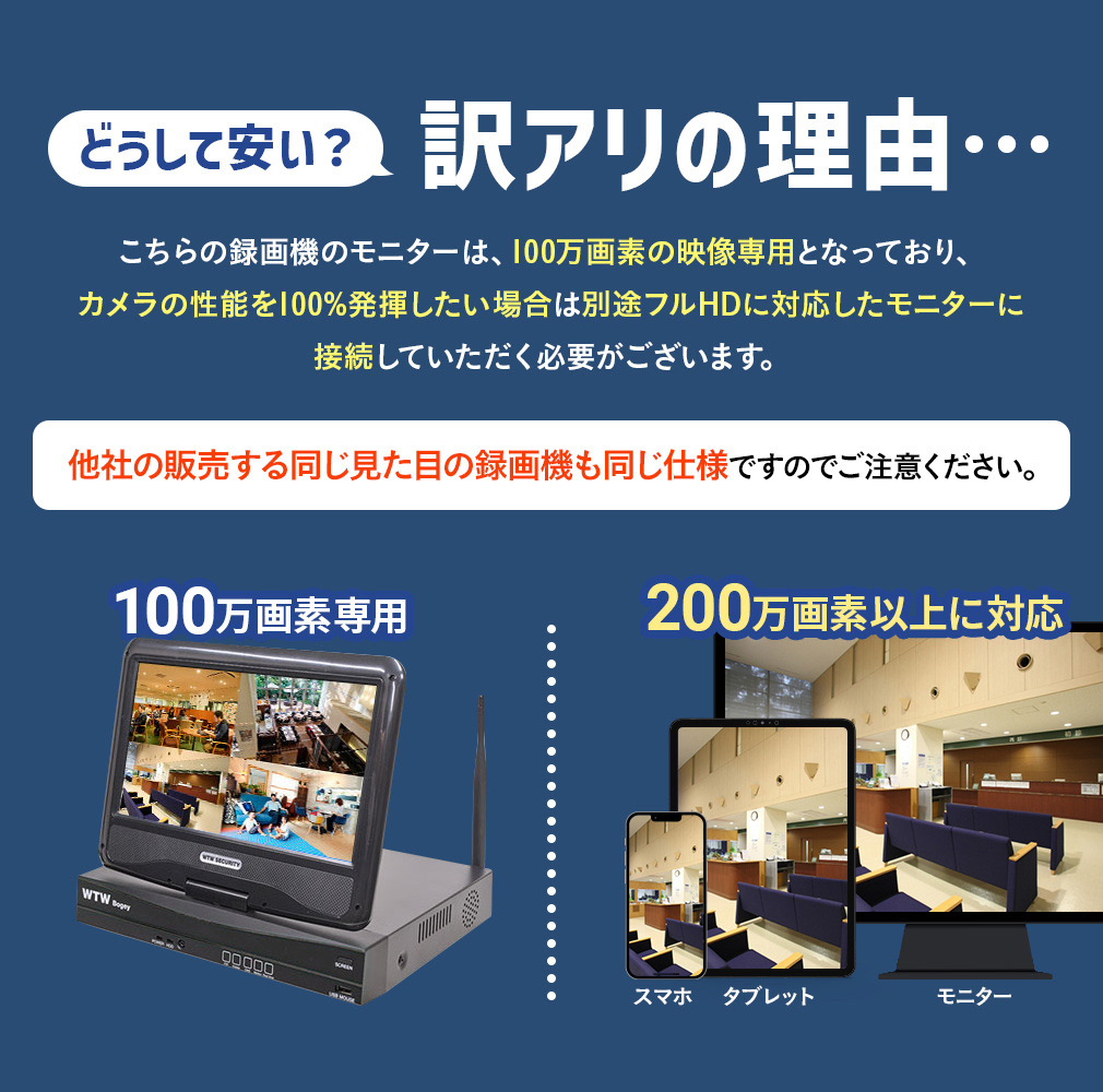 防犯カメラ 屋外 監視カメラ ワイヤレス 家庭用 wifi 防犯カメラセット