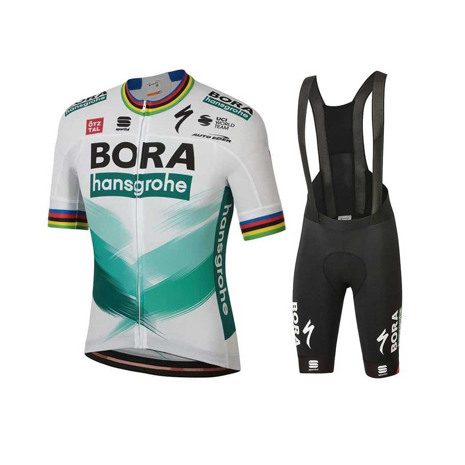 Bora–Hansgrohe 2021 Bike Kit Men Bib Shorts