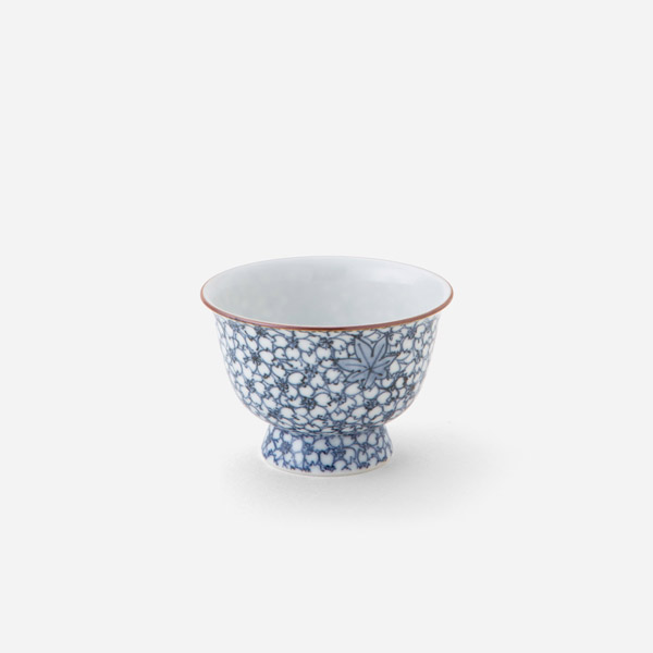 煎茶碗・ぐい吞 染付雲錦詰 | 西川貞三郎商店