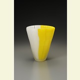 藤田潤 工芸ガラス 手吹 金彩 デカンタとグラス セット 合計3点 藤田潤