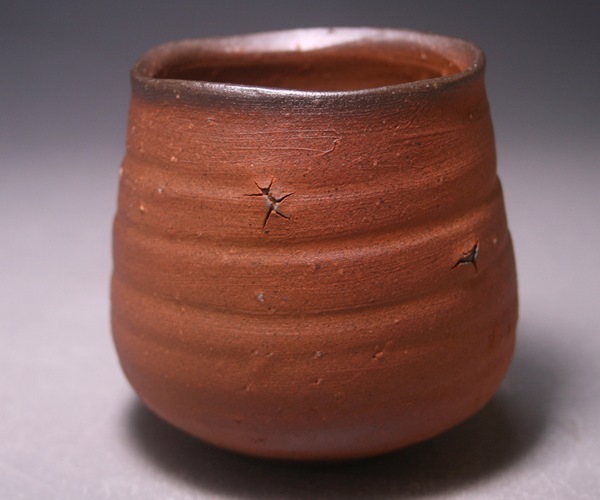 中村六郎 作 「備前湯呑」 ～備前焼専門卸小売店 川口陶楽苑～