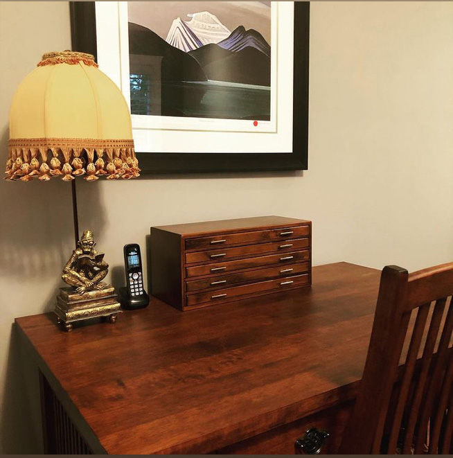 万年筆箱100 [筆記具,100本入れ,ペン皿,引出し,5段]