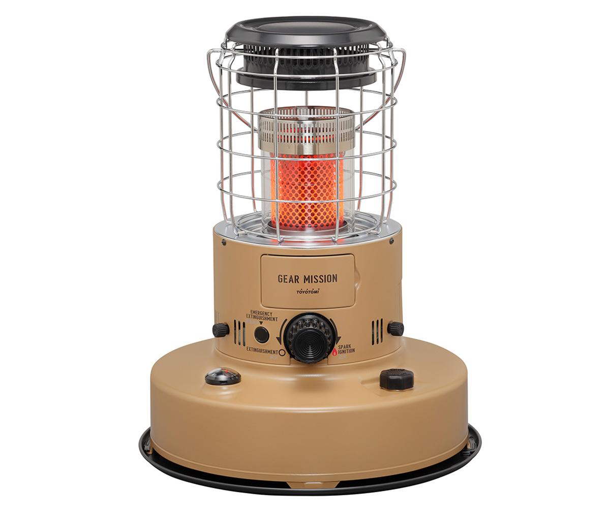 GEAR MISSIONに新モデルが登場！側面部まで暖かくなる赤熱燃焼方式の