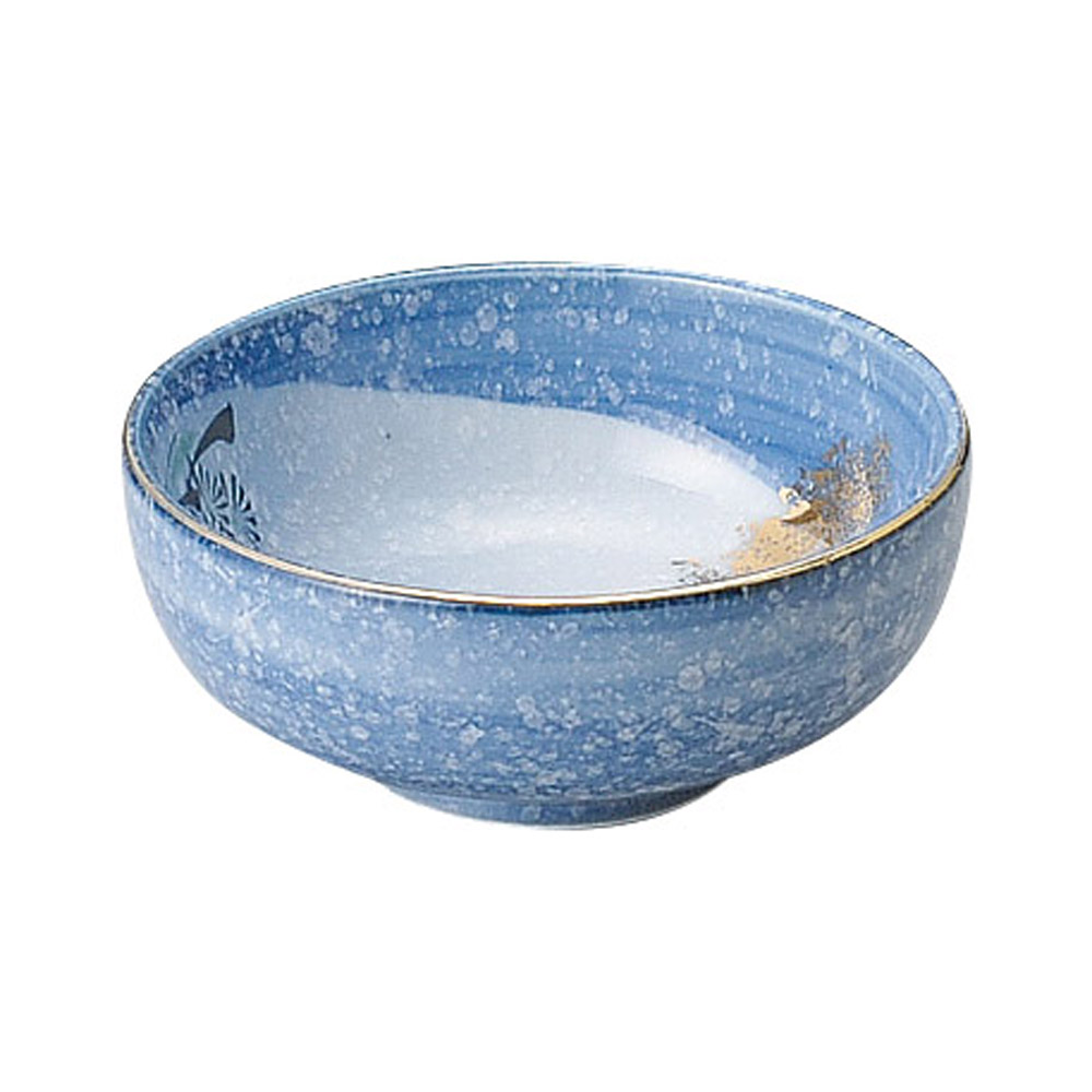 時代 織部 千摺菊紋茶碗 在銘 送料込み1120 公式 時代 織部 千摺菊紋