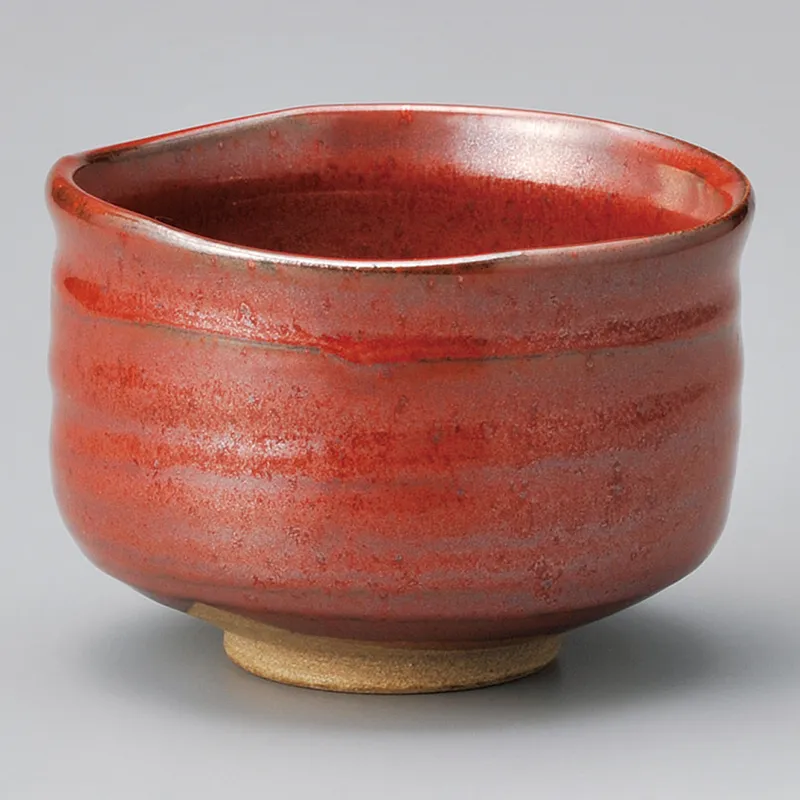 弥七田織部抹茶盌（木）六兵衛作(抹茶碗)|食器通販の陶磁庵