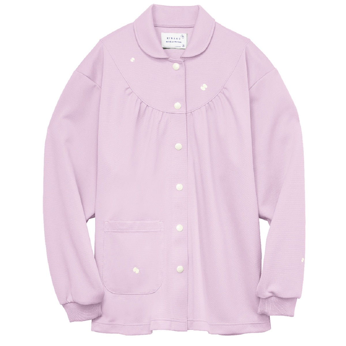 レディース レディースシャツ 高齢者用 防縮 吸汗 速乾 ポケット付き