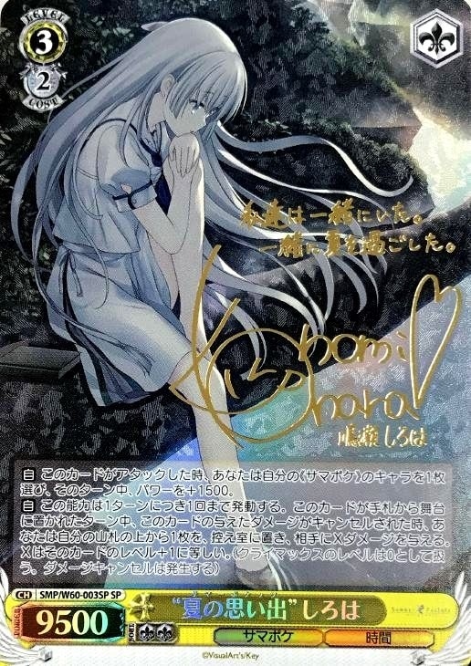 ち*ろ様 ヴァイスシュヴァルツ サマーポケット 夏の思い出 紬 sp ち*ろ