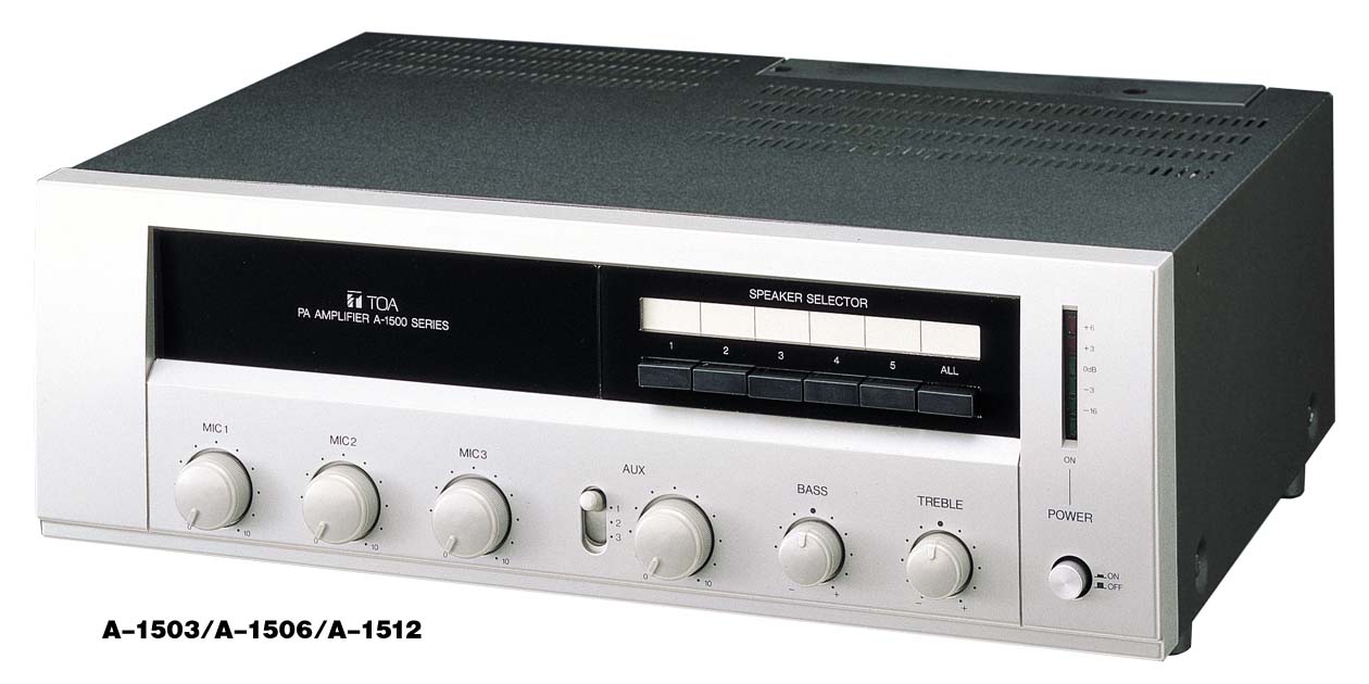 商品データダウンロード:PAアンプ 30W (A-1503) | 商品情報 | TOA