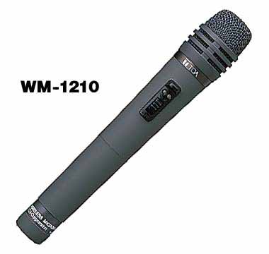 商品データダウンロード:ワイヤレスマイクロホン ハンド型 (WM-1210