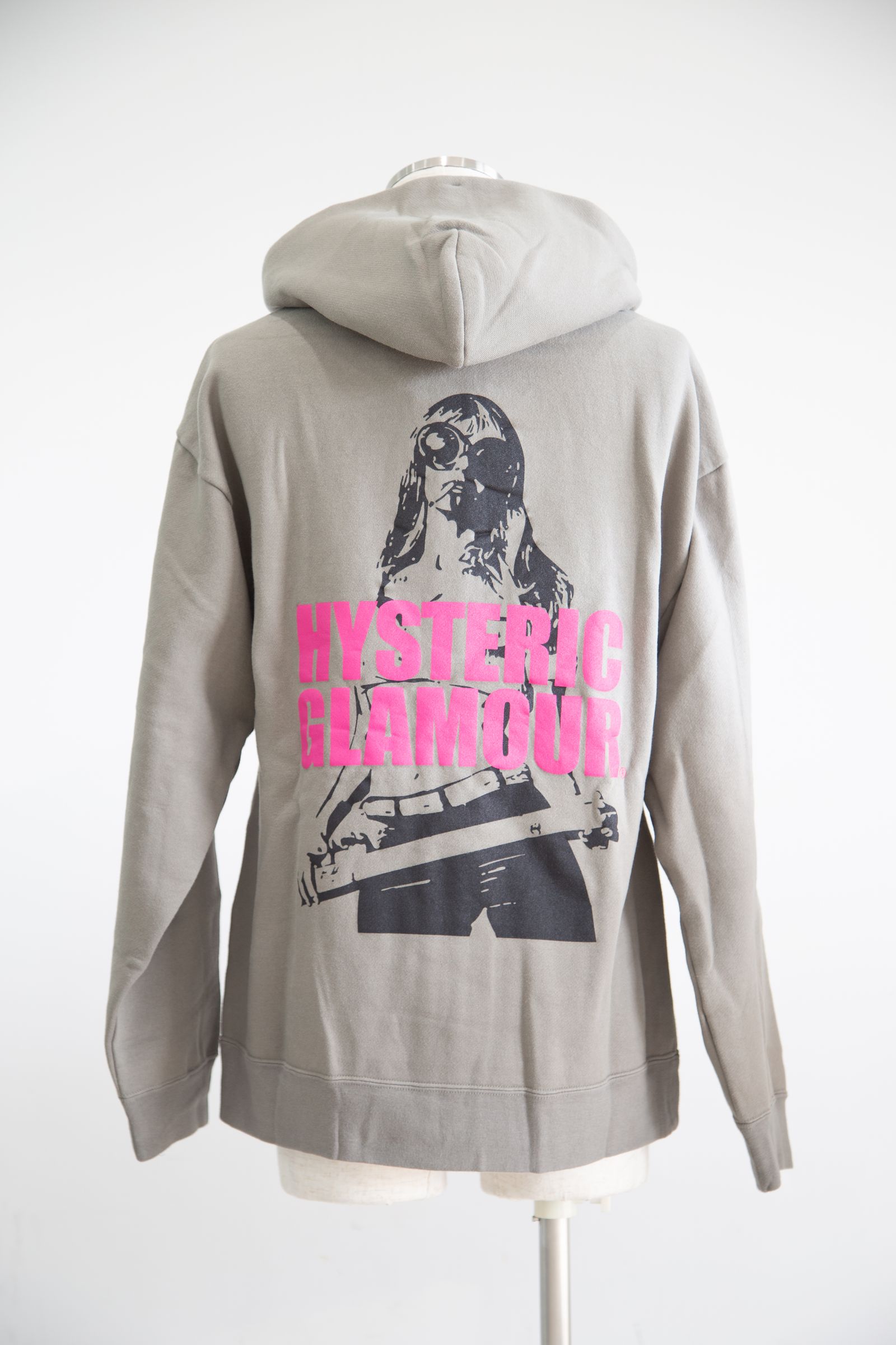 HYSTERIC GLAMOUR - LIGHT MY FIRE オーバーサイズパーカー / カーキ