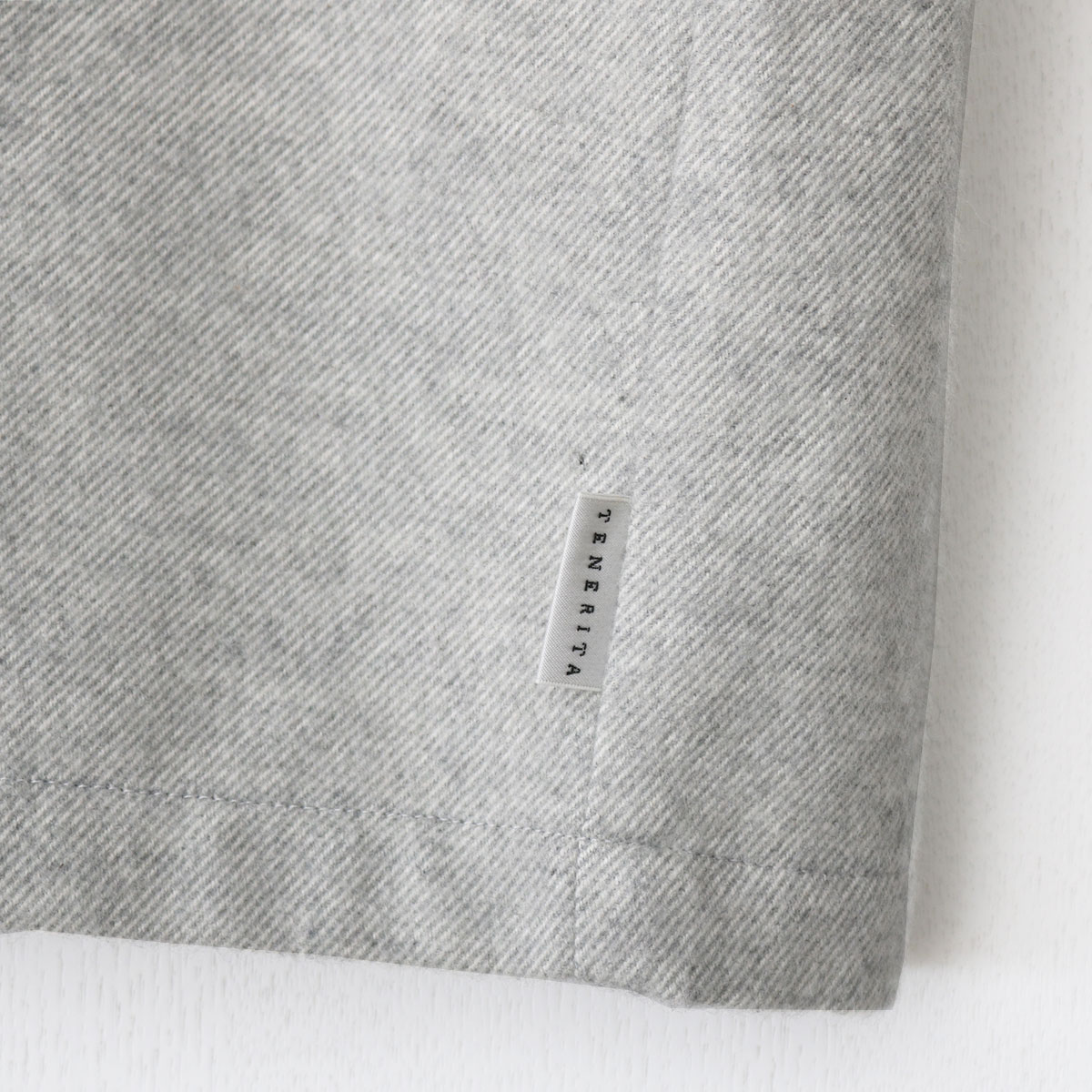 ダブルフェイスフランネルパジャマ(1 グレー): ウェア｜オーガニック