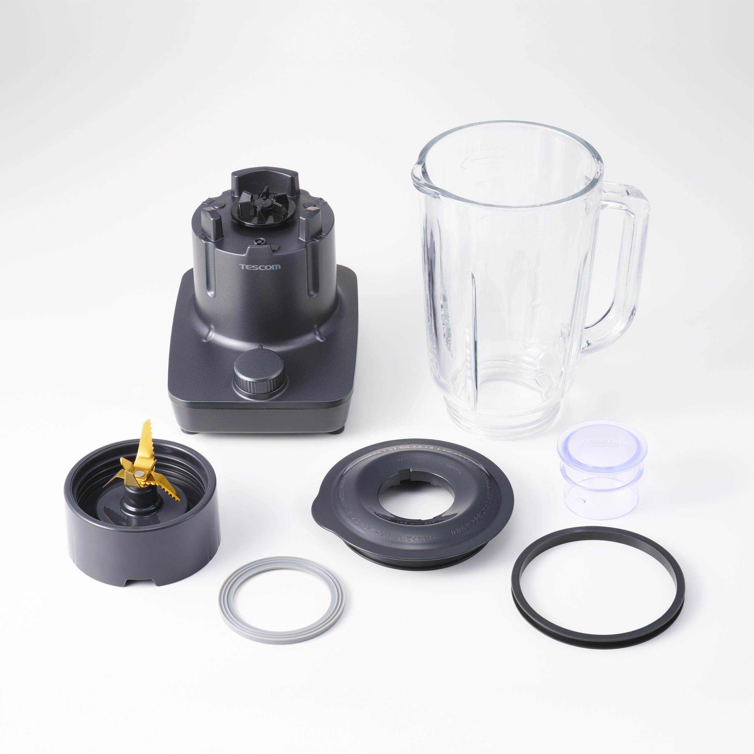 ミルつきガラスミキサー｜TMX55A-H｜美容・キッチン家電のテスコム