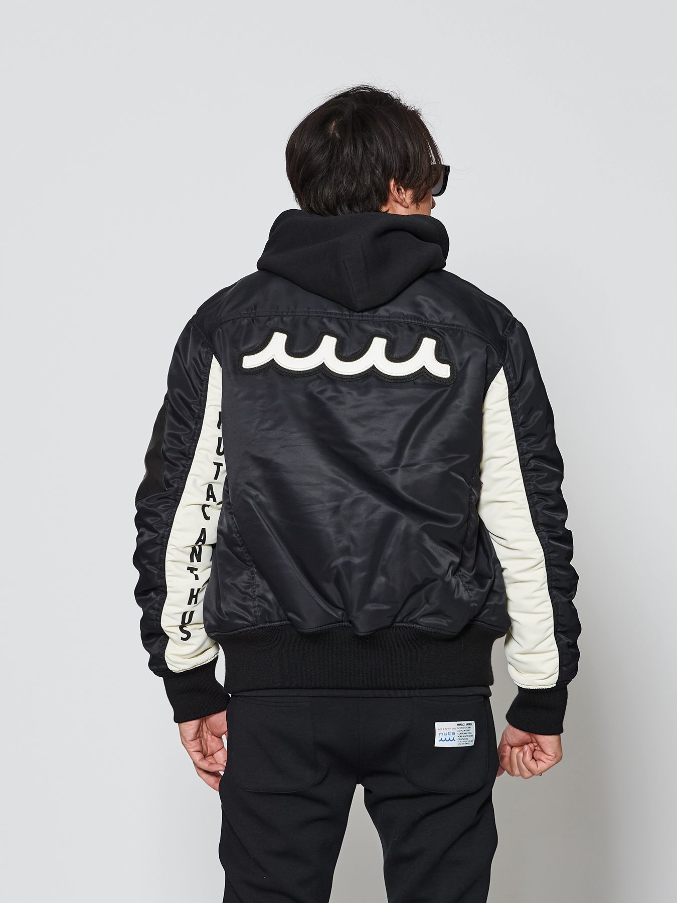 ACANTHUS - muta Nylon MA-1 / ナイロン MA-1ジャケット / ブラック