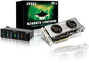 MSI Launches N260GTX Lightning Fast Graphics Cards | TechPowerUp