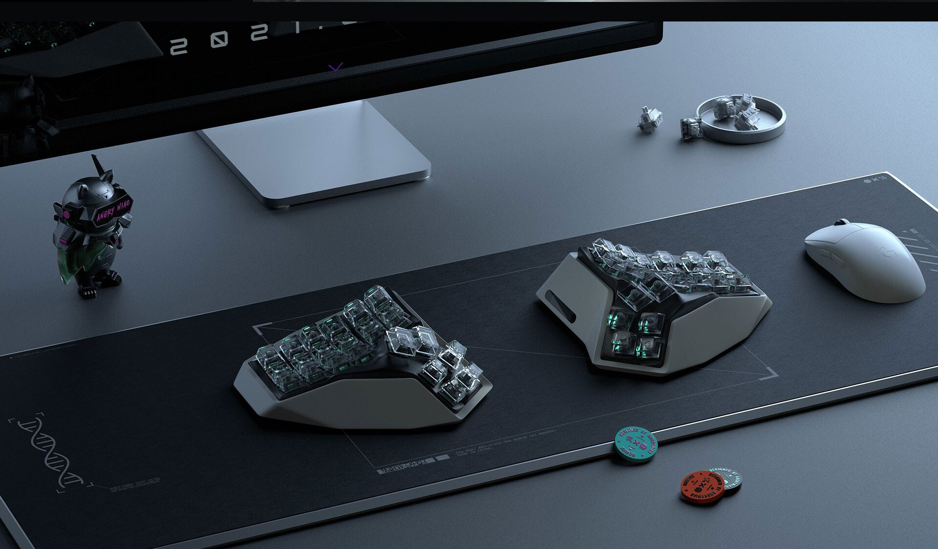 Angry Miao Launches AM HATSU Organically Shaped Wireless Split