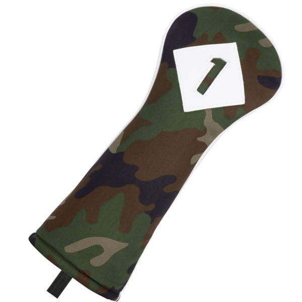 タイトリスト カモ レザー＆キャンバスヘッドカバー ドライバー用