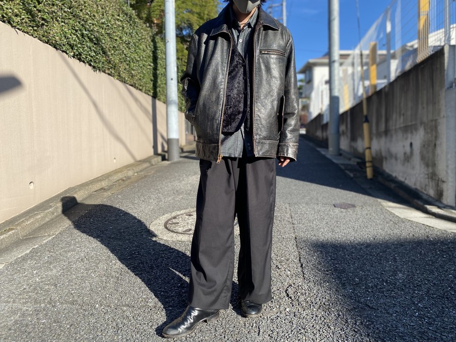 定番レザー【OLD GAP/オールドギャップ】よりジップアップのレザー