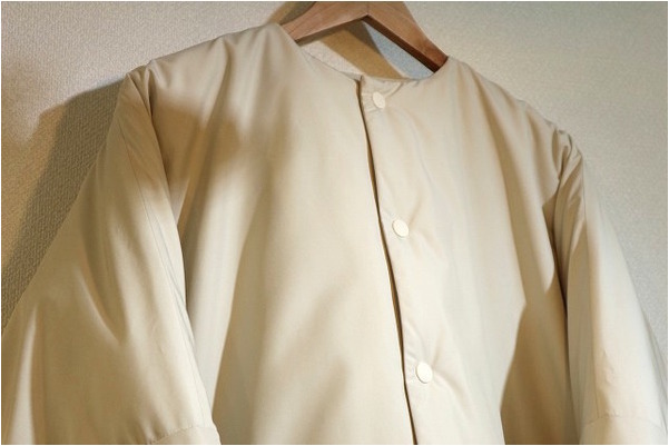 HYKE/ハイク】のOXFORD COLLARLESS BIG JACKET入荷しました！〈古着