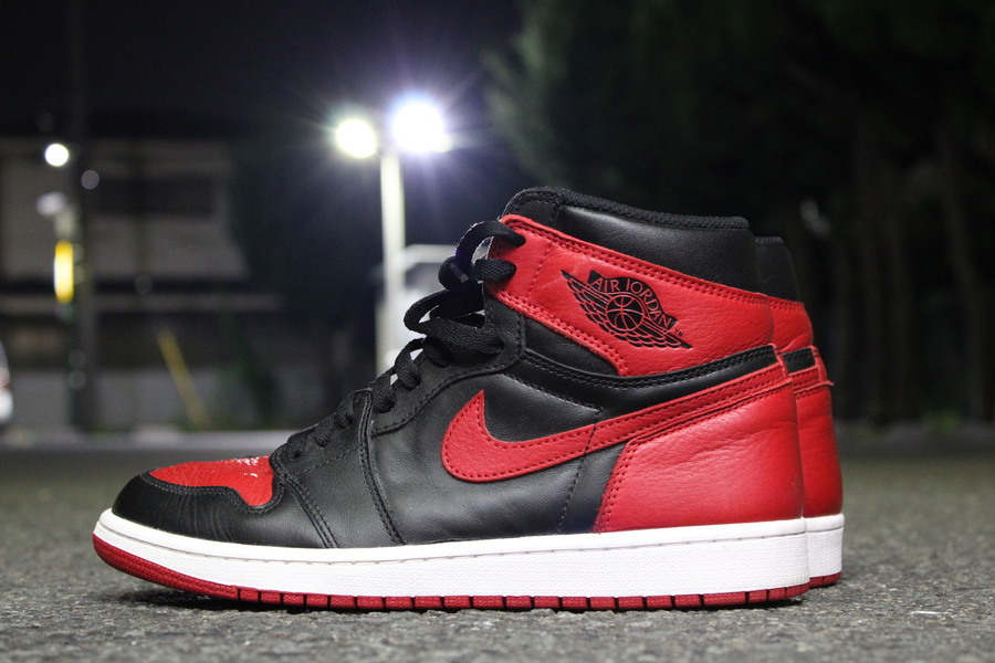 AIR JORDAN 1 RETRO HIGH OG BRED / BANNED】2016年復刻版 NIKE エア
