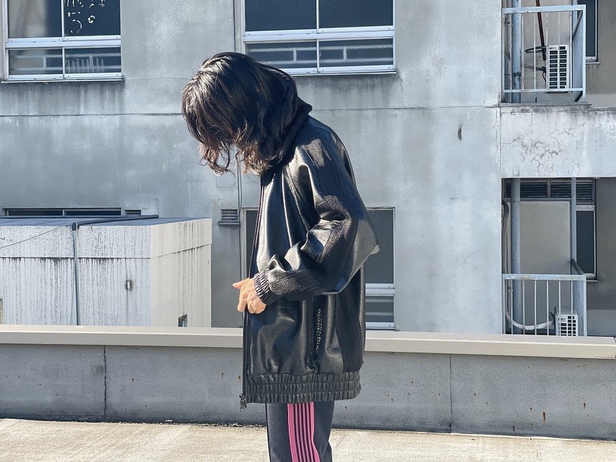 Needles/ニードルズ】Track Jacket - Faux Leather・20AW・HM234 入荷