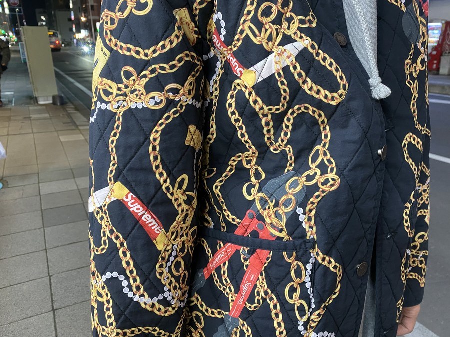 SUPREME/シュプリーム】よりChains Quilted Jacket を買取入荷致しまし