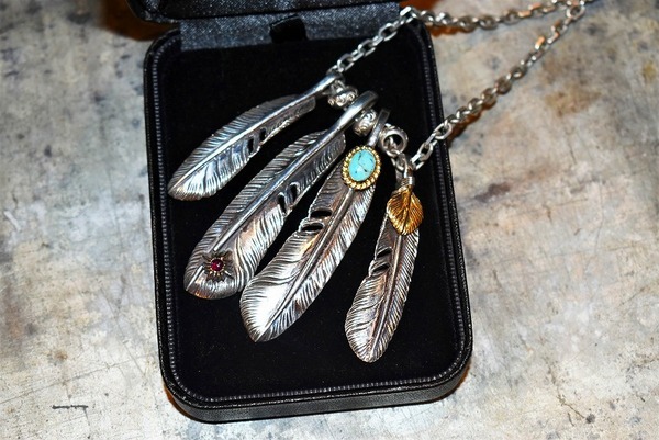 ARIZONA FREEDOM / アリゾナ フリーダム】カスタムフェザーネックレス