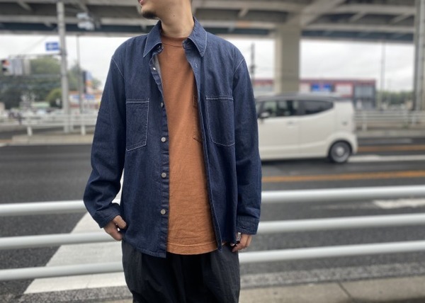 AURALEE/オーラリー】から21SS ハードツイストデニムシャツブルゾン