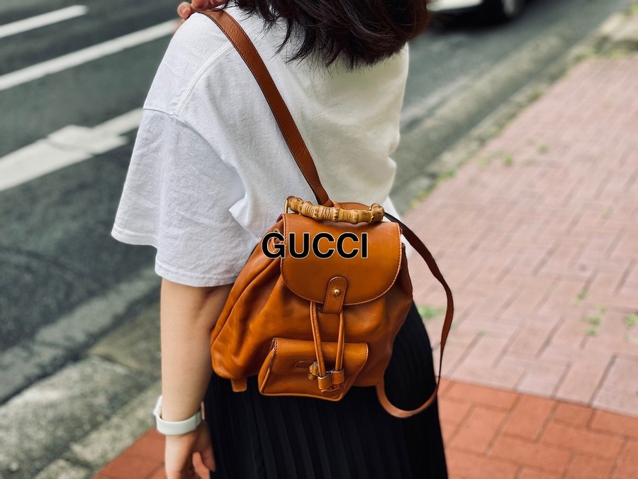 GUCCI/グッチよりバンブーミニリュックを買取致しました。【オンライン